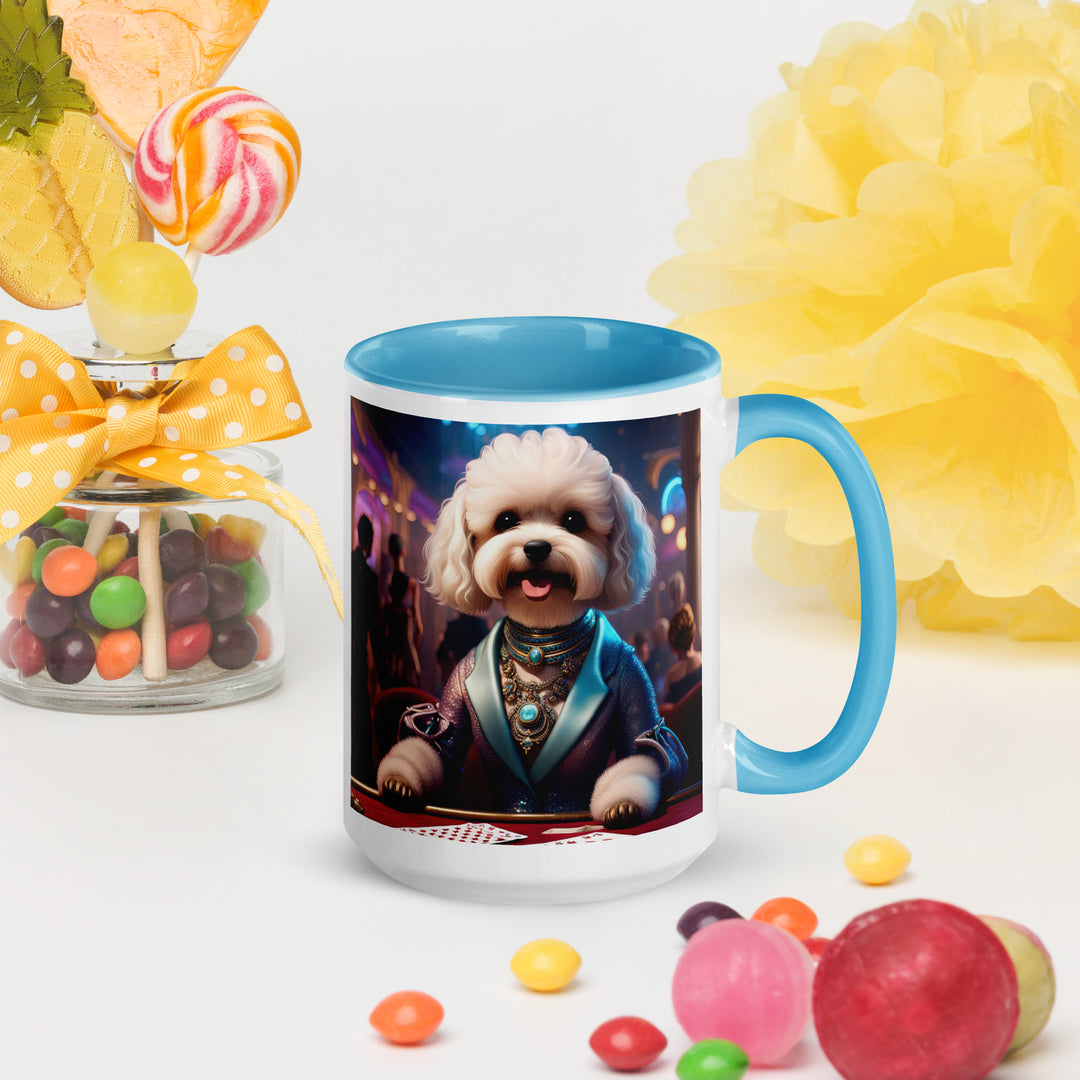 Maltipoo General- Mug with Color Inside v15