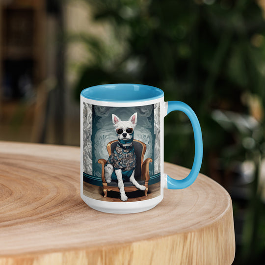 Pekapoo General- Mug with Color Inside v8