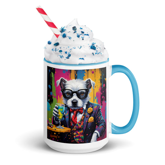 Pekapoo General- Mug with Color Inside v12