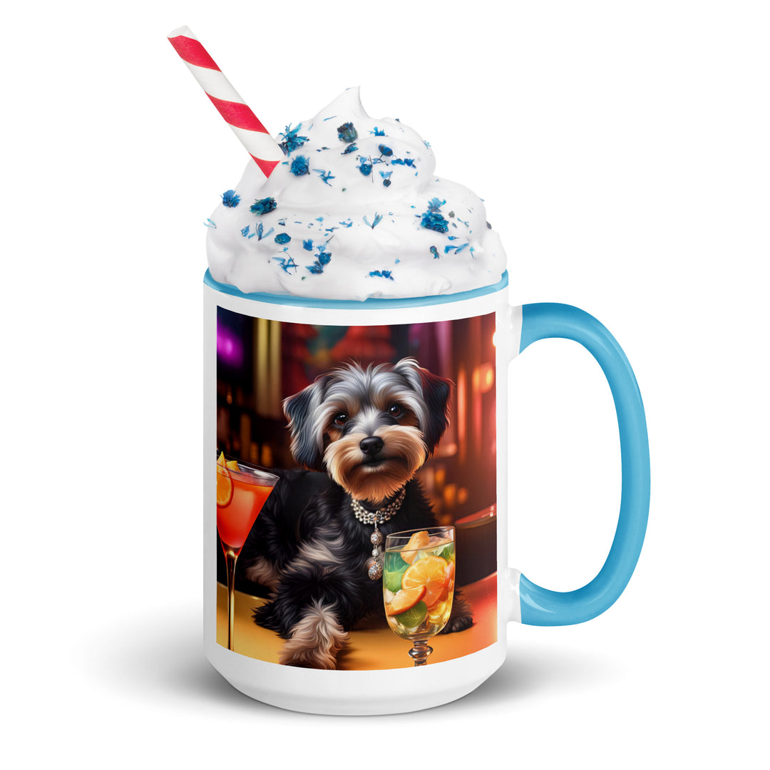 Yorkipoo General- Mug with Color Inside v8