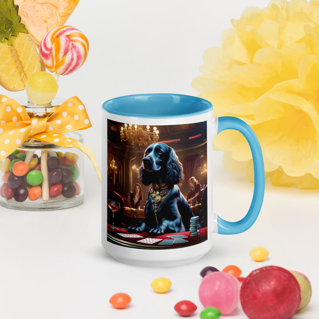 Sprocker Spaniel General- Mug with Color Inside v11