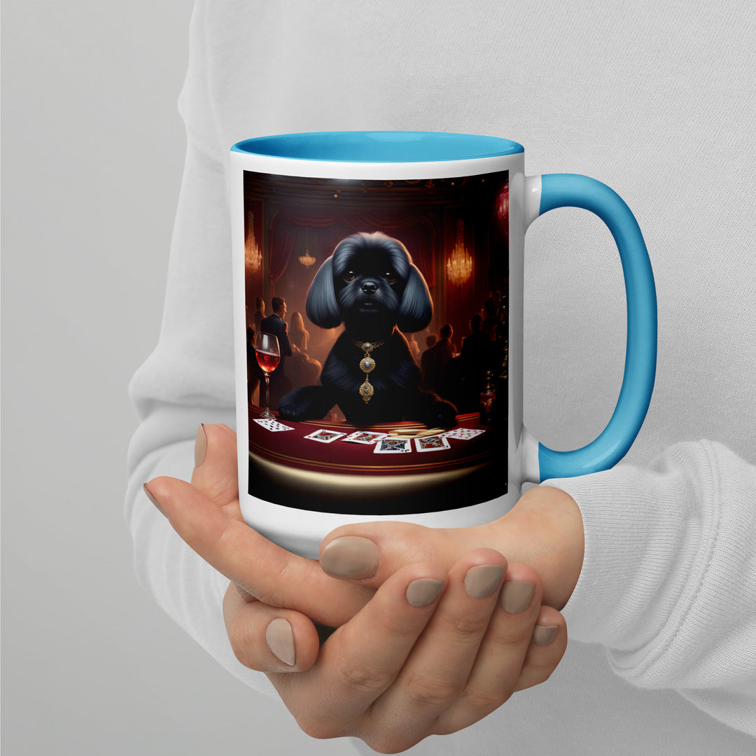 Pugapoo General- Mug with Color Inside v5