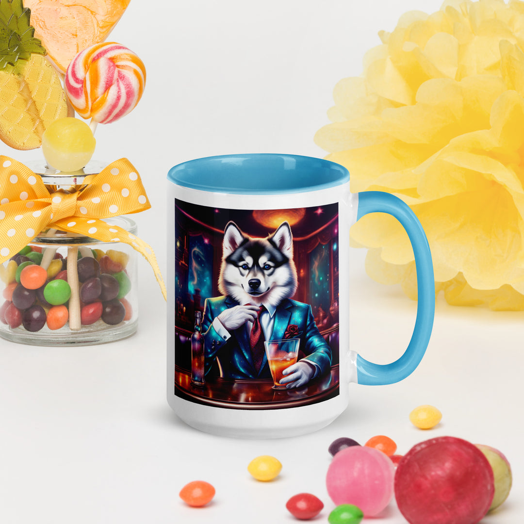 Pomsky General- Mug with Color Inside