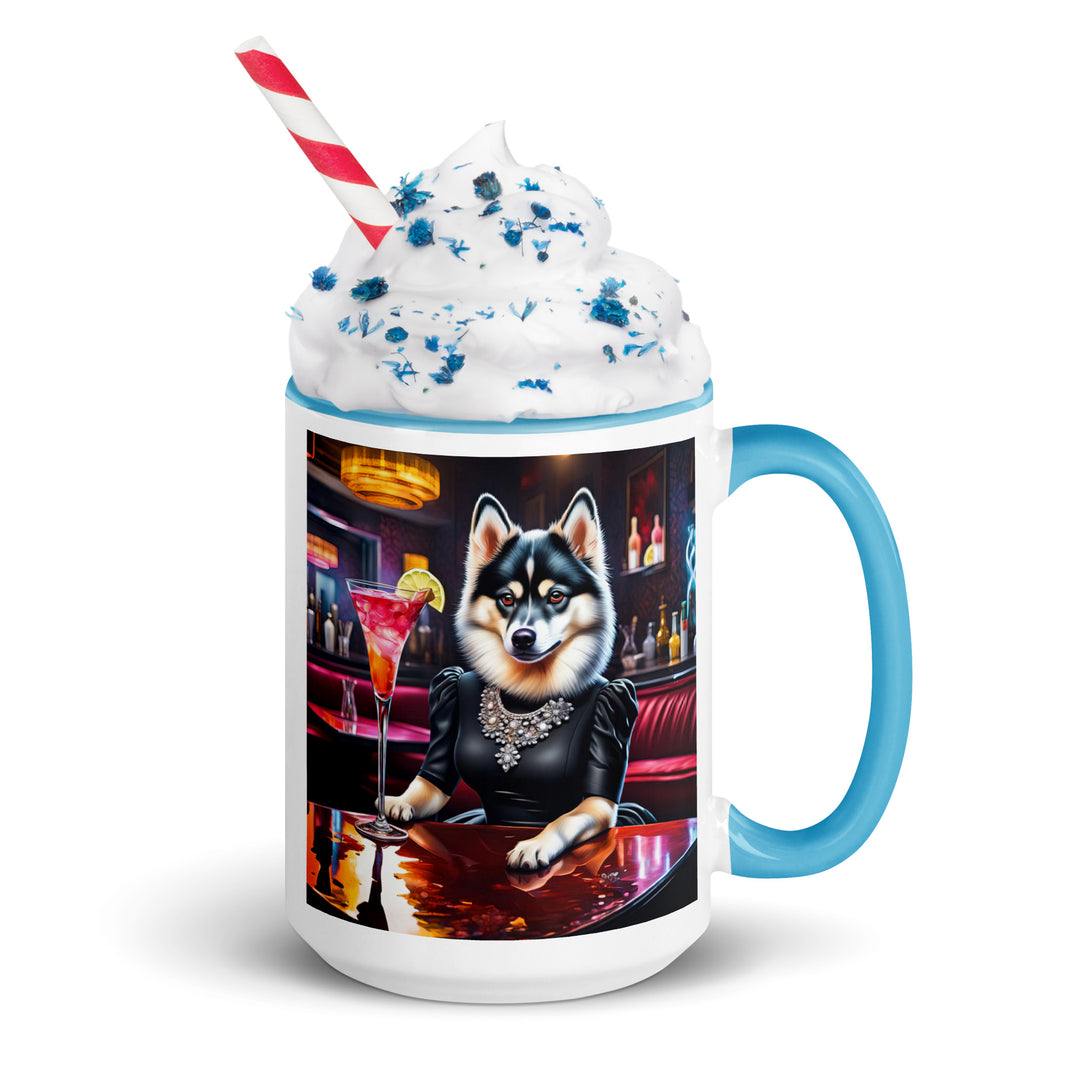 Pomsky General- Mug with Color Inside v10