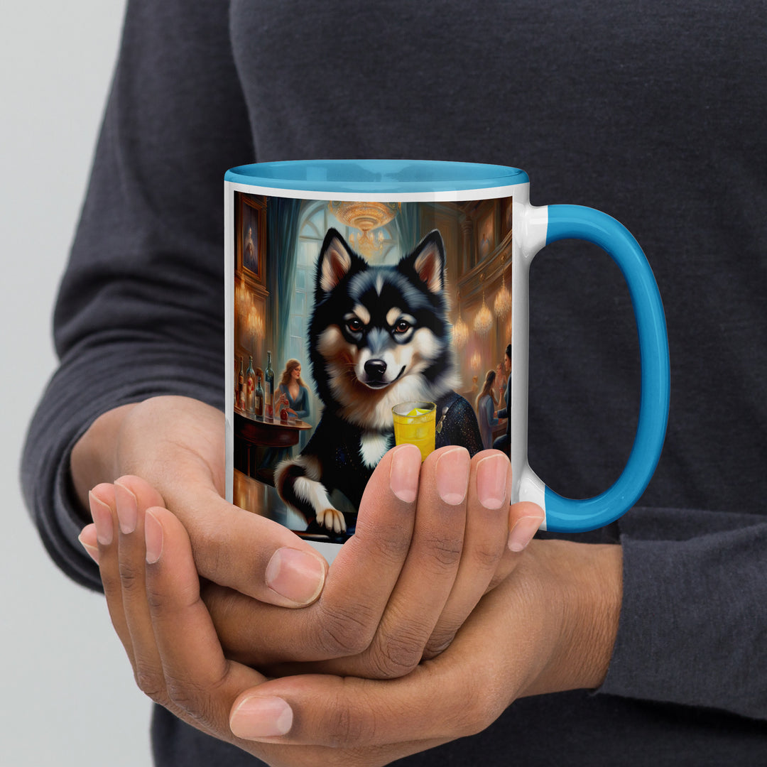 Pomsky General- Mug with Color Inside v14