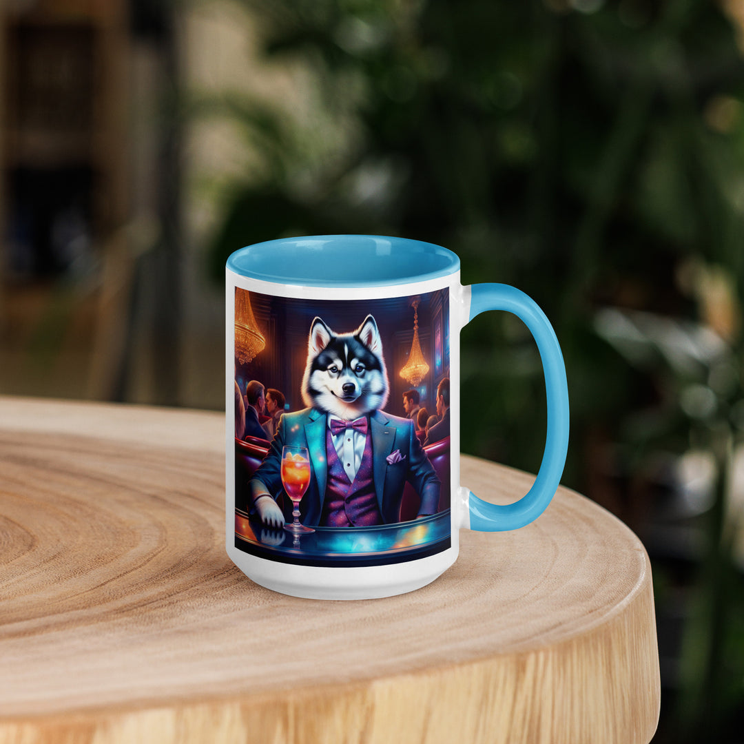 Pomsky General- Mug with Color Inside v12