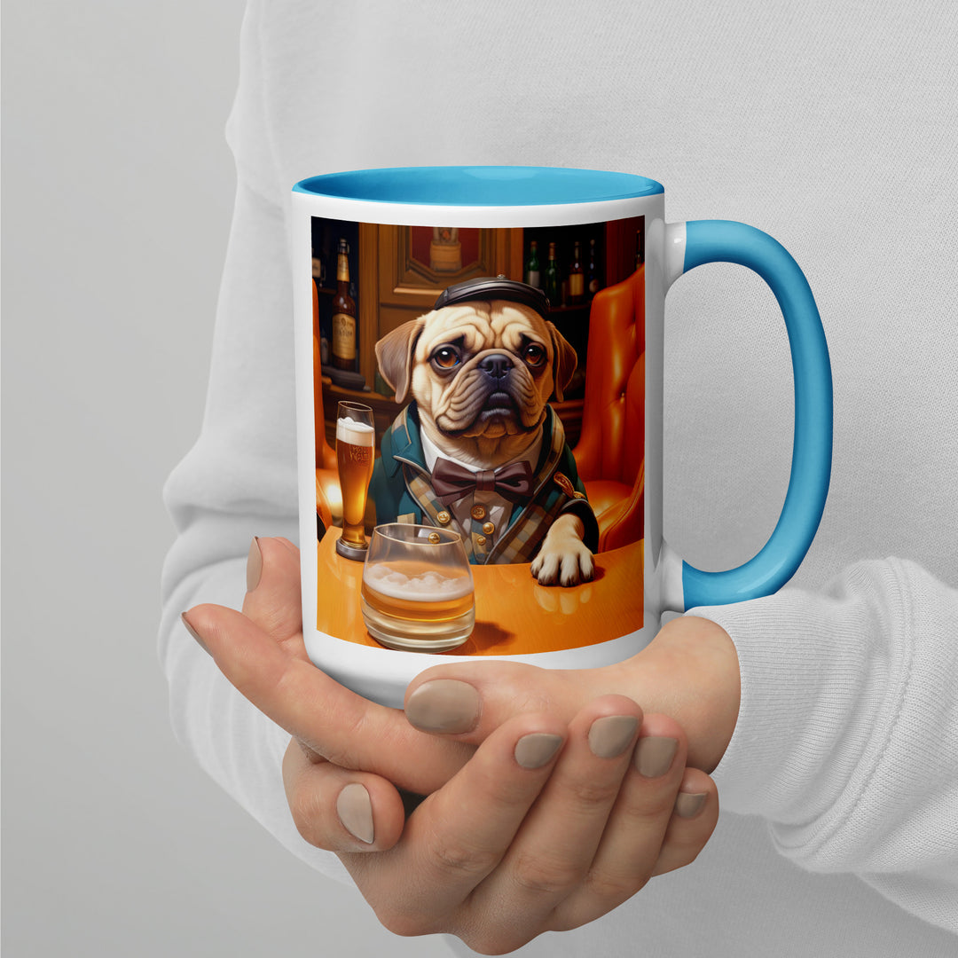 Puggle General- Mug with Color Inside v2