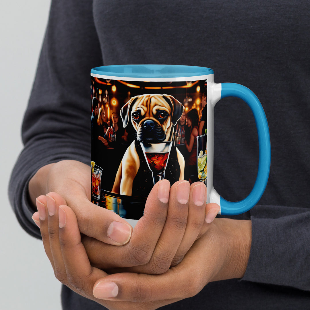 Puggle General- Mug with Color Inside v7