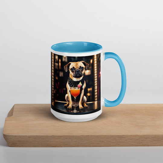 Puggle General- Mug with Color Inside v13