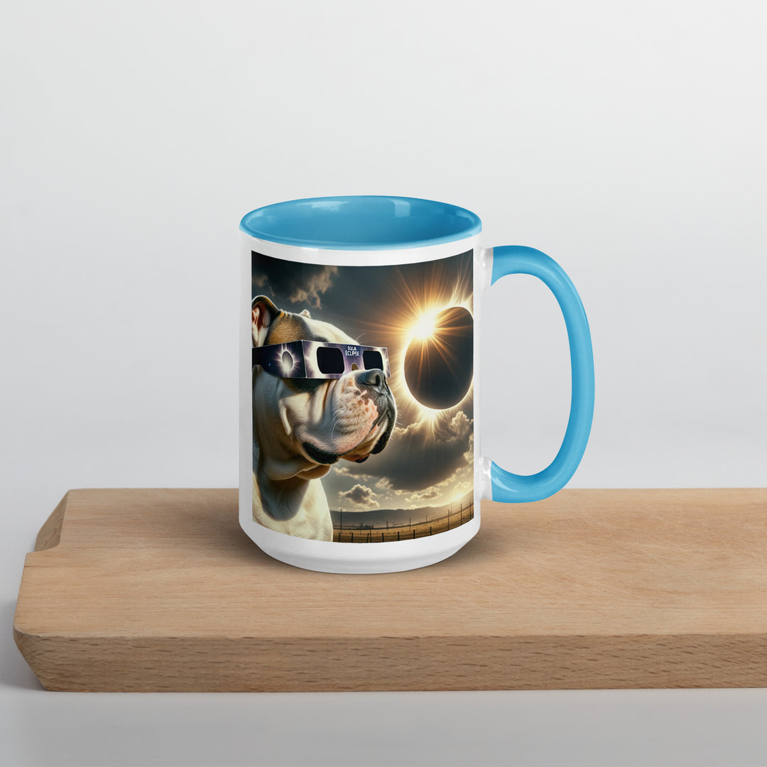 American Bulldog Eclipse- Mug with Color Inside