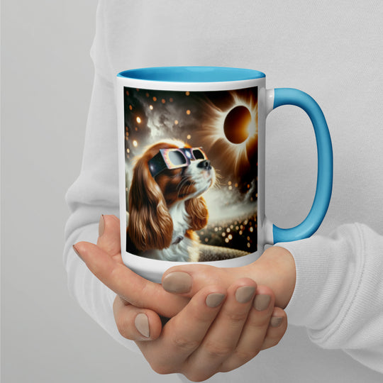 Cavalier King Charles Spaniel Eclipse- Mug with Color Inside v2