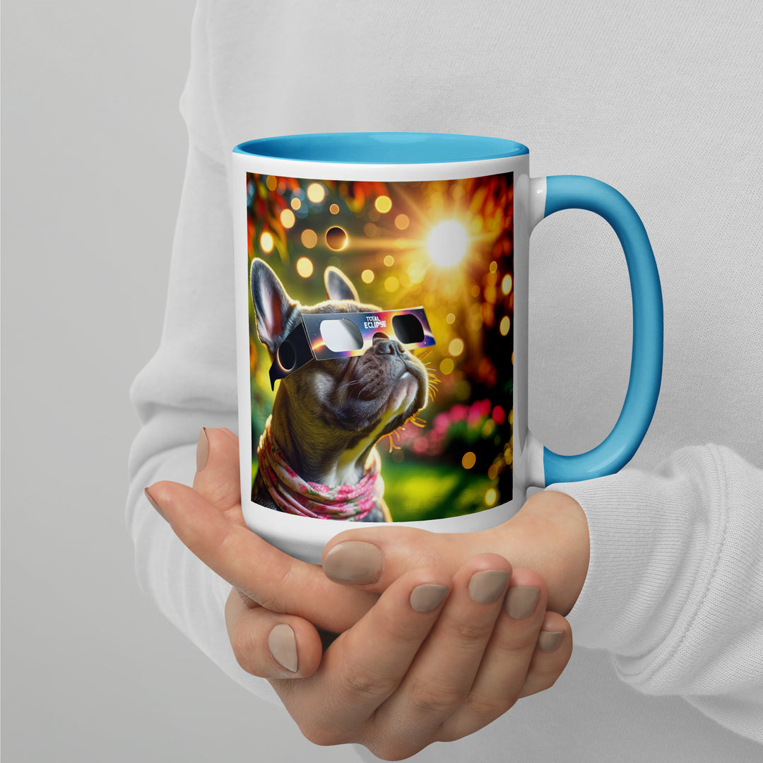 French Bulldog Eclipse- Mug with Color Inside