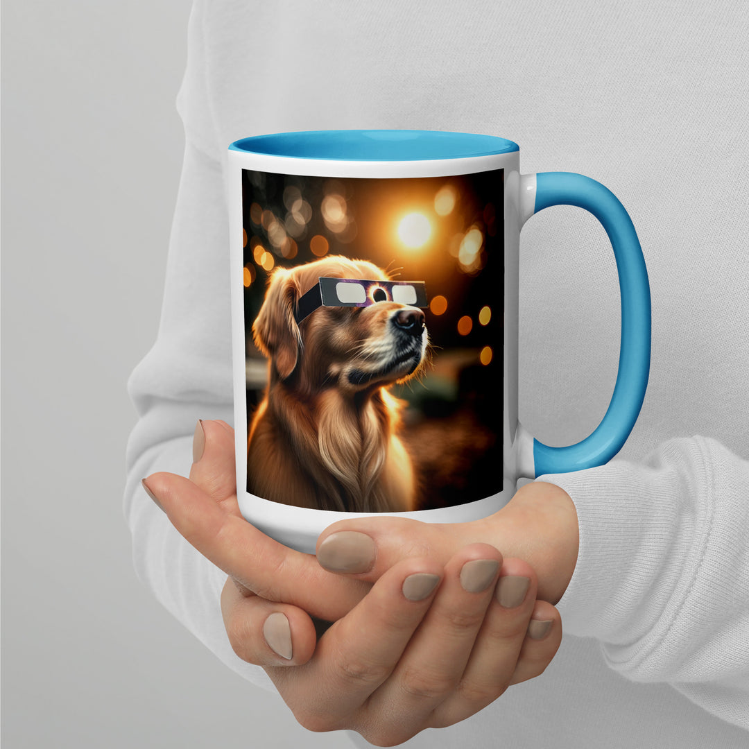 Golden Retriever Eclipse- Mug with Color Inside