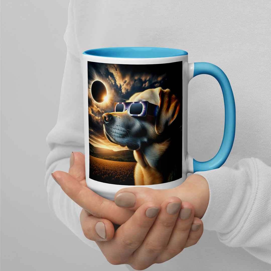 Labrador Retriever Eclipse- Mug with Color Inside