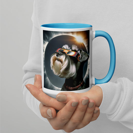 Miniature Schnauzer Eclipse- Mug with Color Inside v2