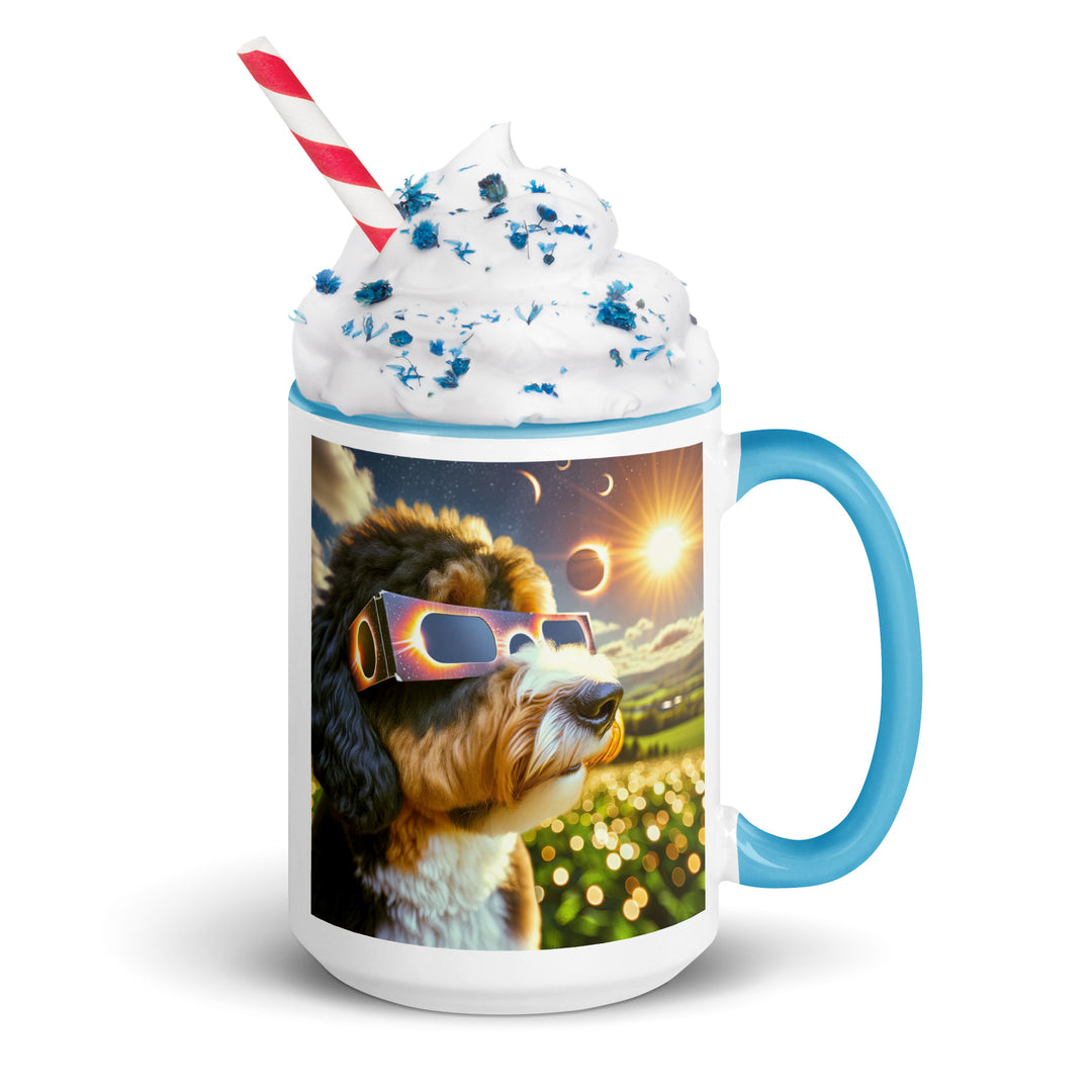 Bernedoodle Eclipse- Mug with Color Inside v2