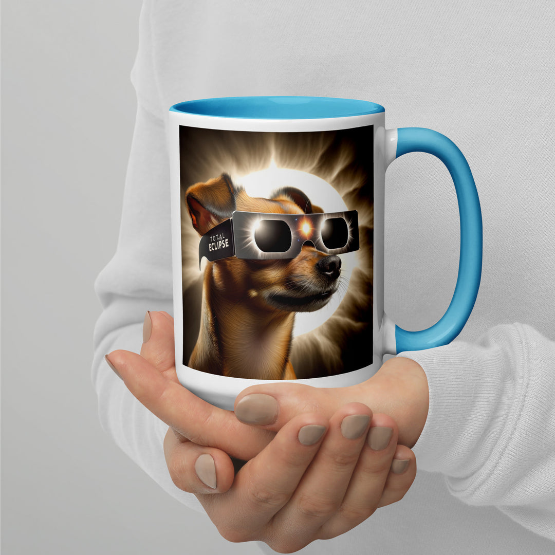 Chiweenie Eclipse- Mug with Color Inside v2