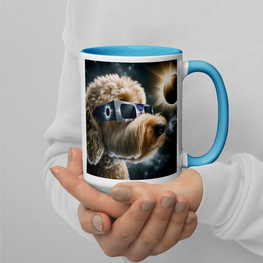 Labradoodle Eclipse- Mug with Color Inside