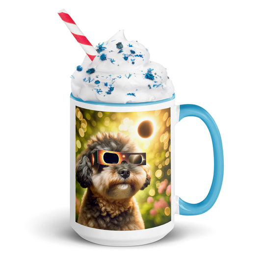 Pugapoo Eclipse- Mug with Color Inside v2