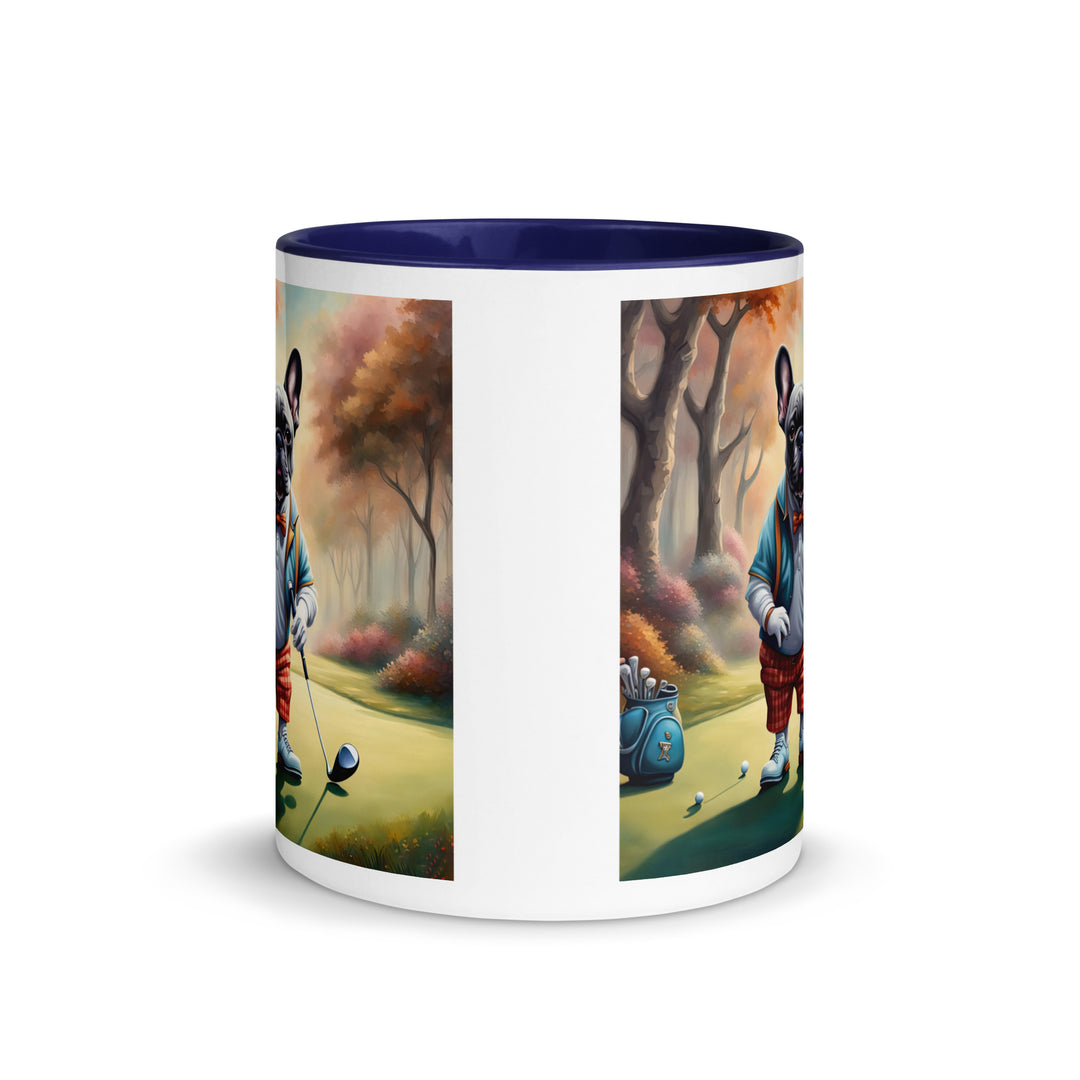 Mug with Color Inside-French Bulldog