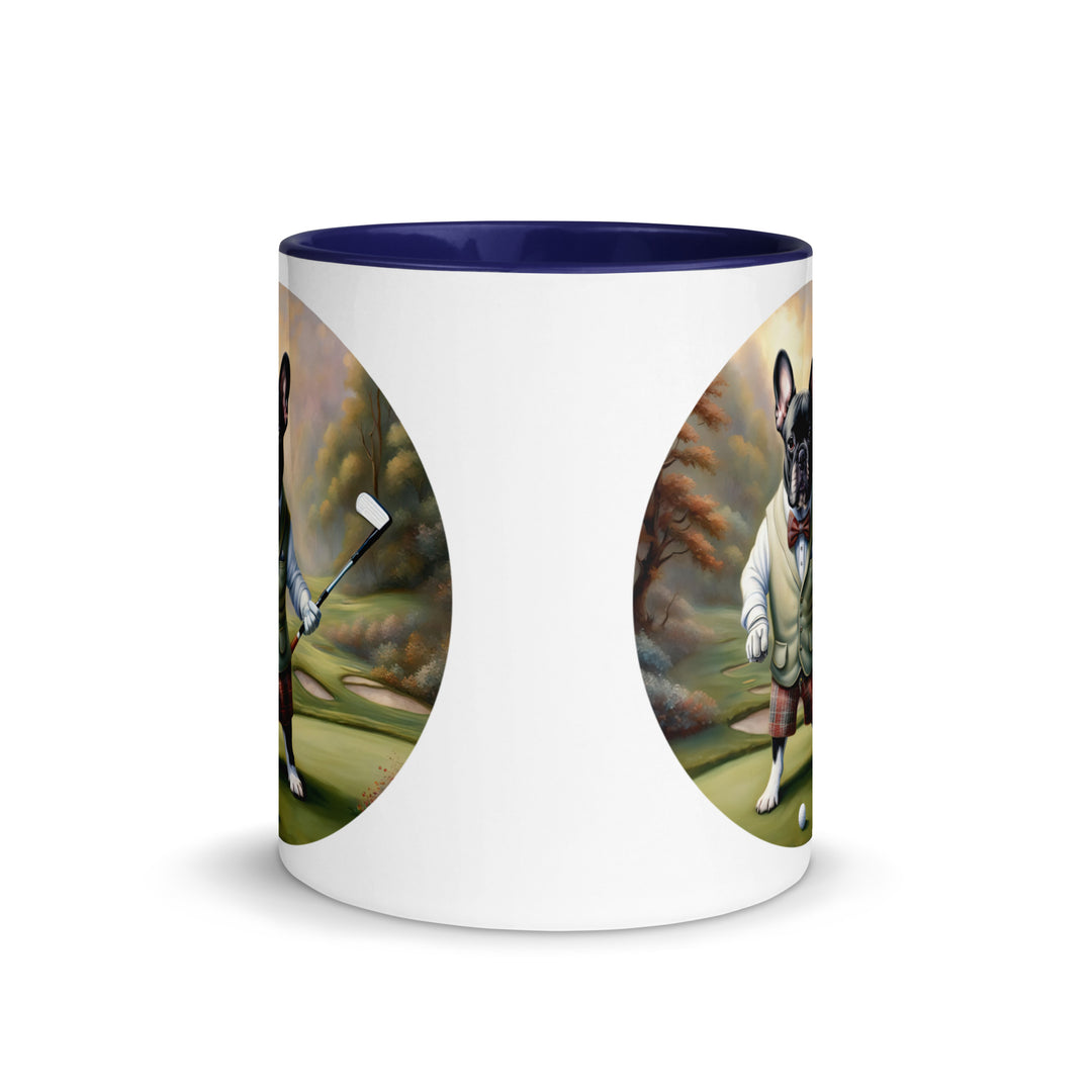 Mug with Color Inside-French Bulldog V3