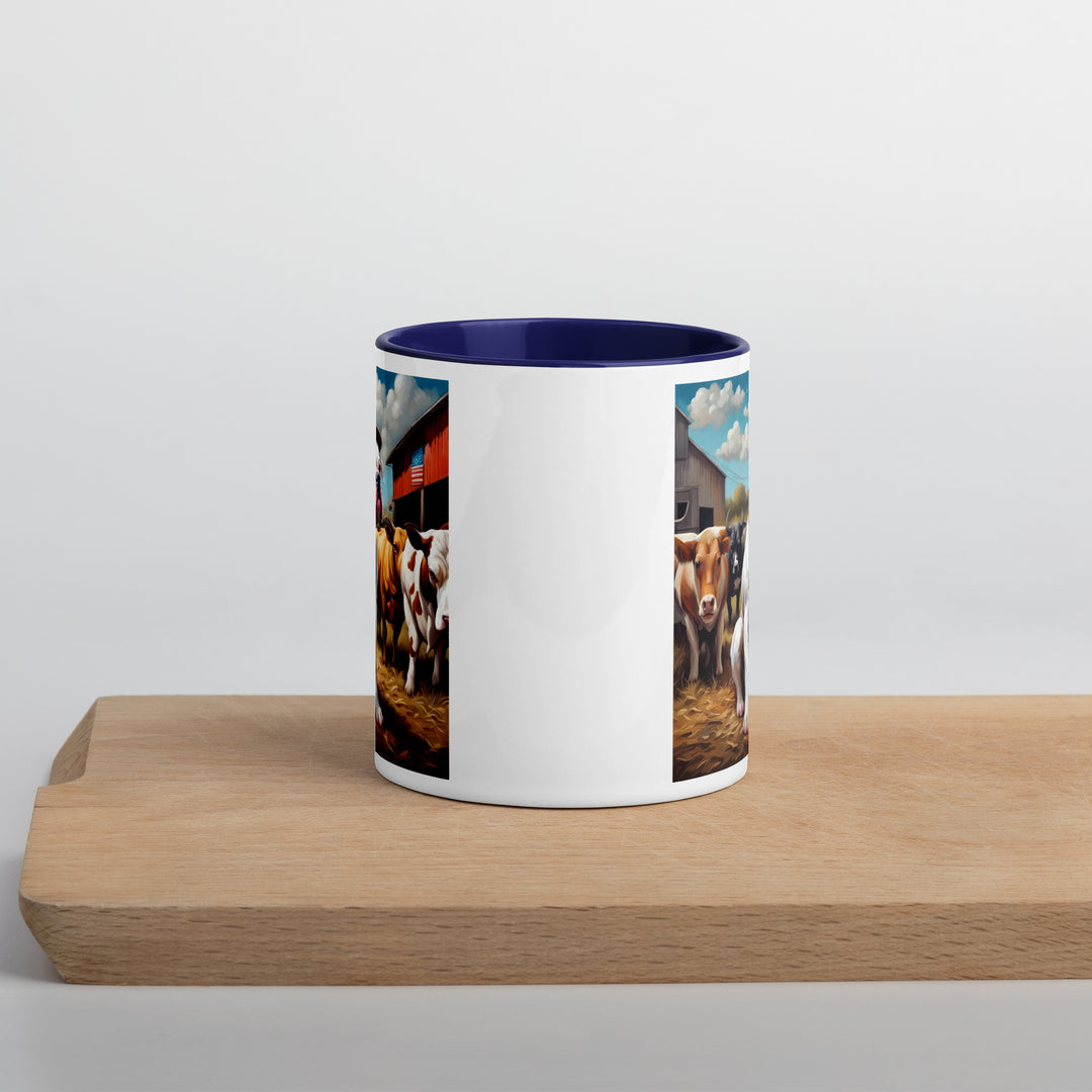 American Bulldog- Mug with Color Inside v2