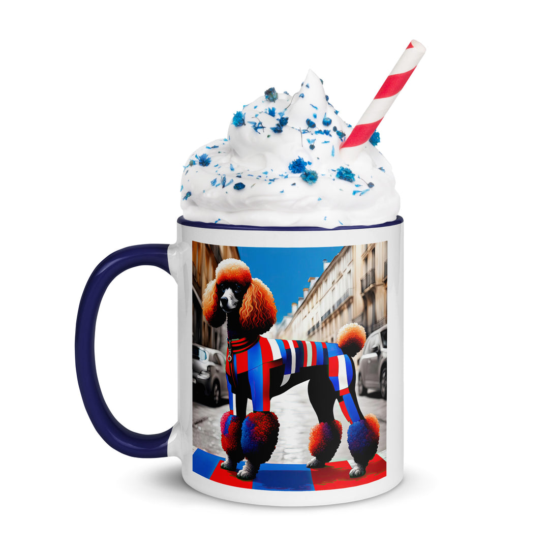 Poodle- Mug with Color Inside