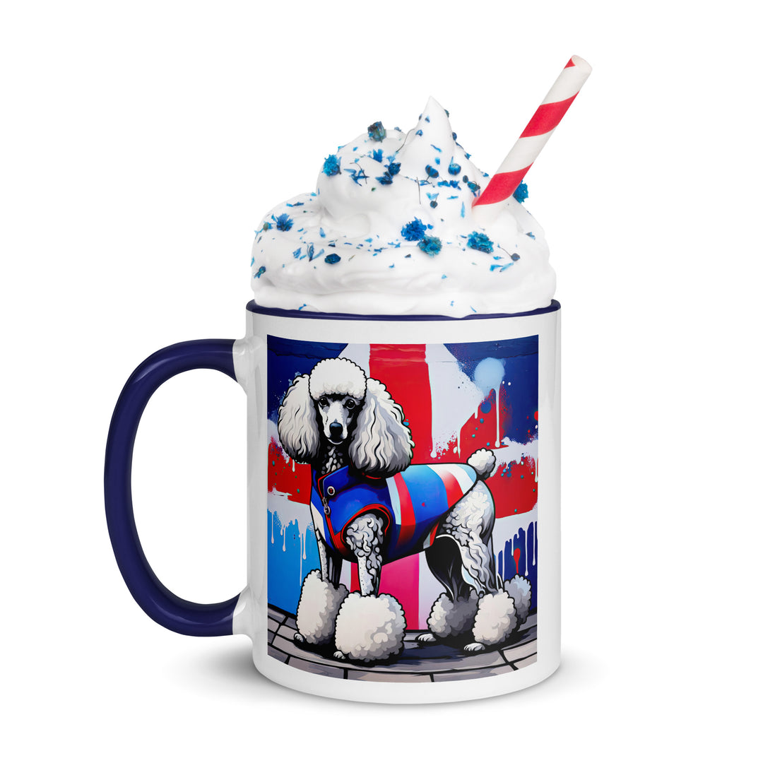 Poodle- Mug with Color Inside v2