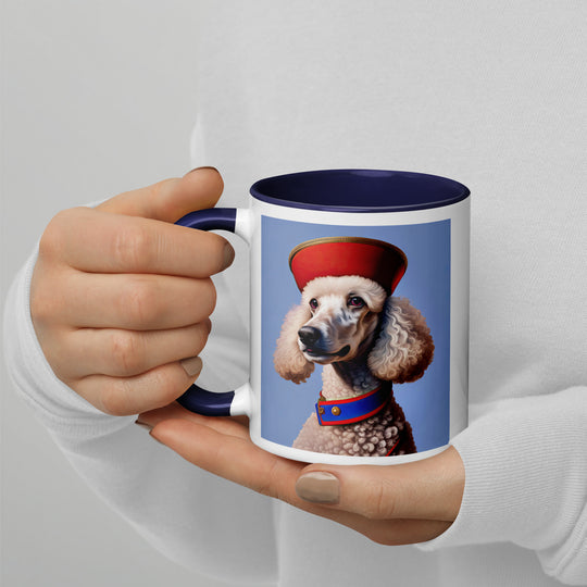 Poodle- Mug with Color Inside v3