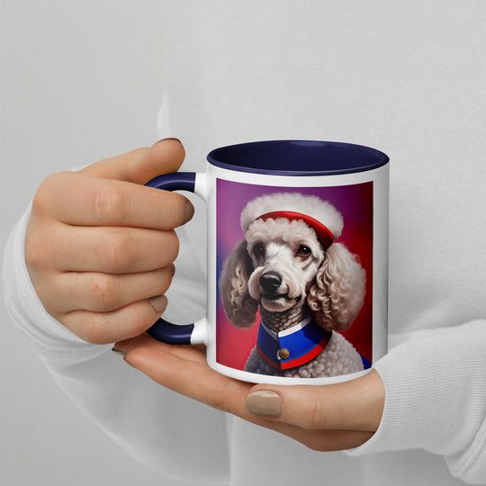 Poodle- Mug with Color Inside v5