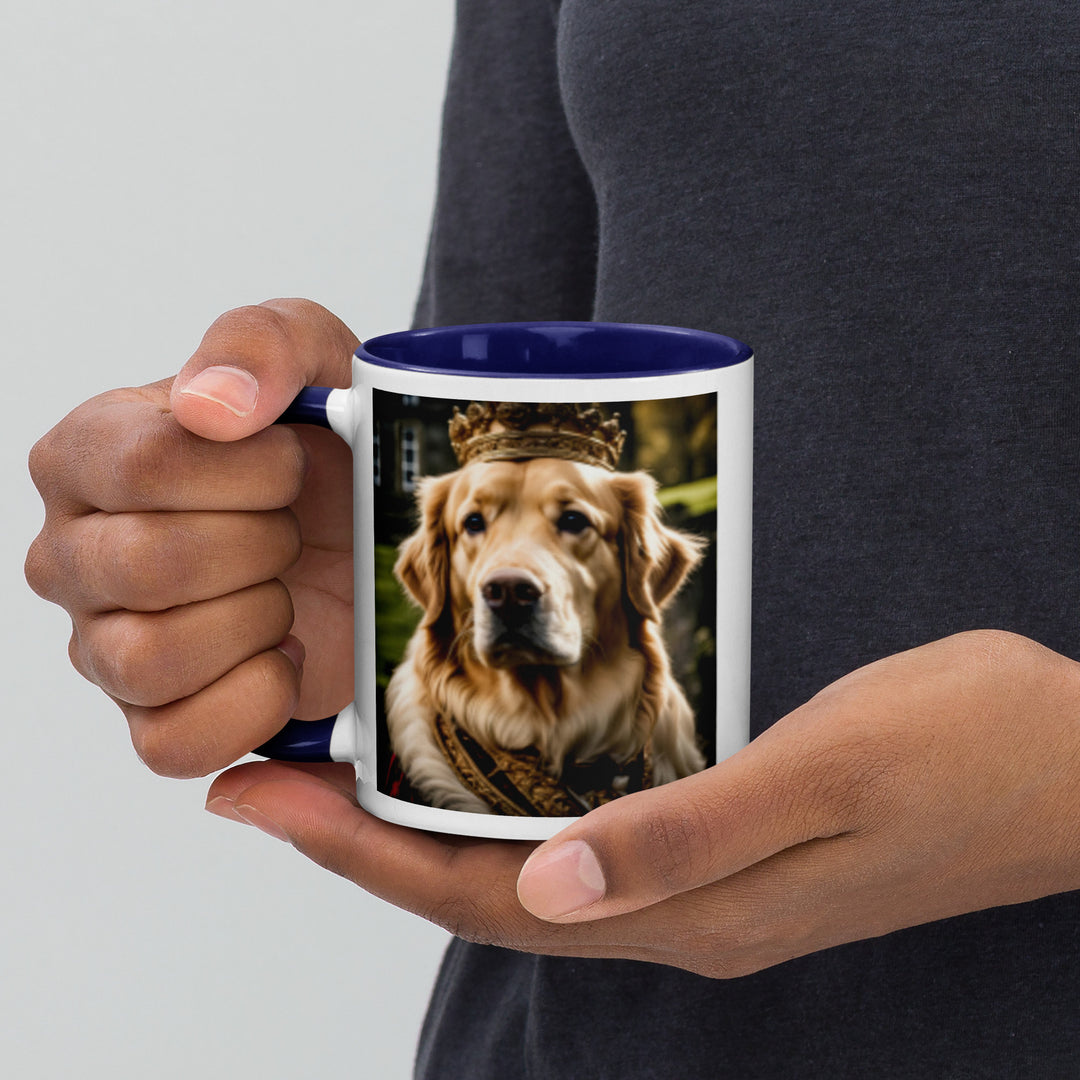 Golden Retriever- Mug with Color Inside V2