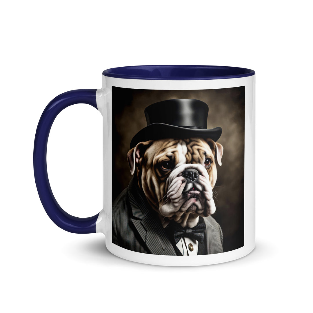 Bulldog- Mug with Color Inside