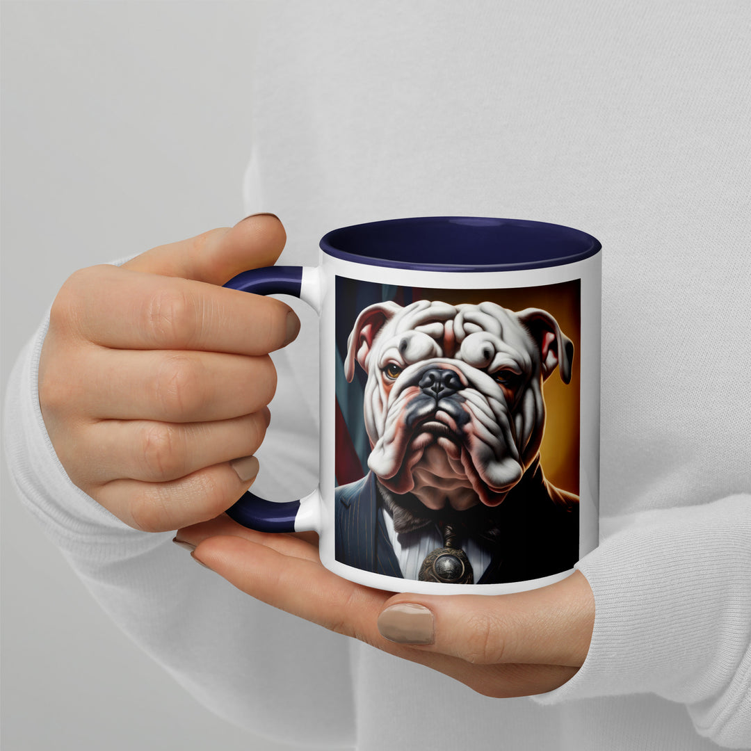 Bulldog- Mug with Color Inside v3