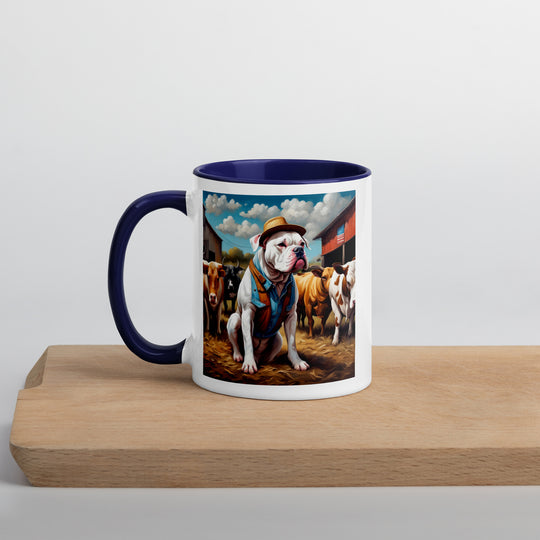 American Bulldog- Mug with Color Inside v2