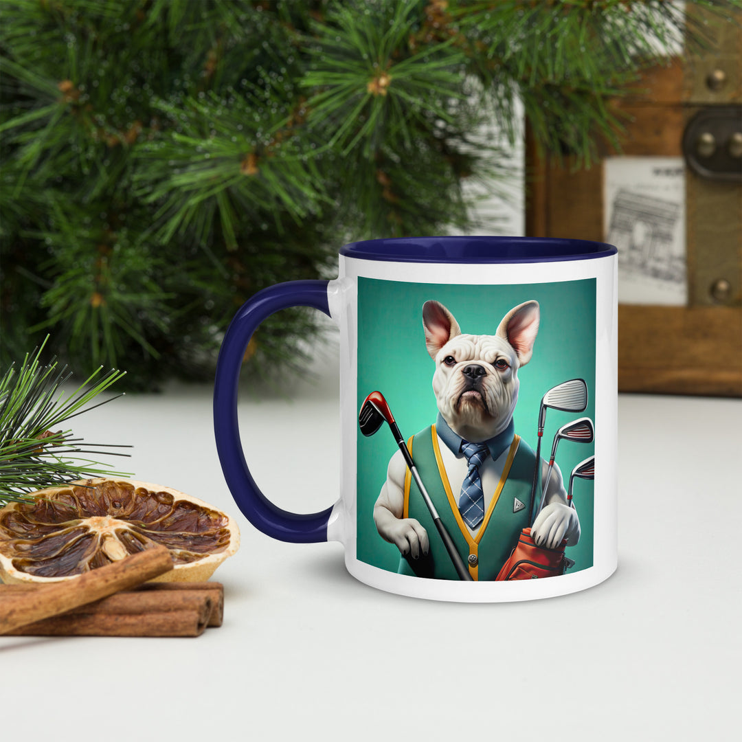 American Bulldog Golfer- Mug with Color Inside