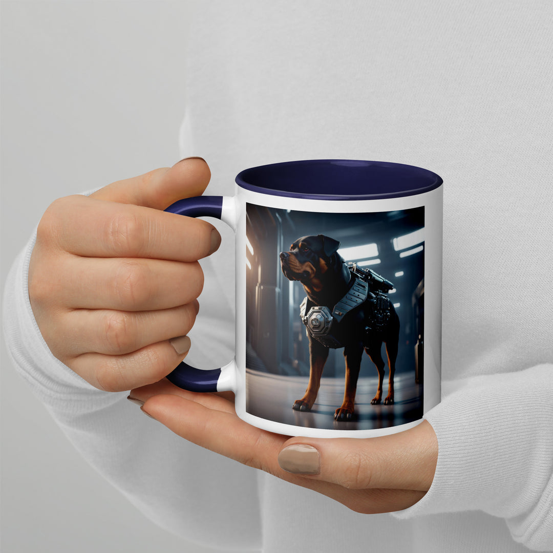 Rottweiler- Mug with Color Inside v2