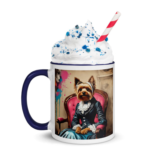 Yorkshire Terrier- Mug with Color Inside v3