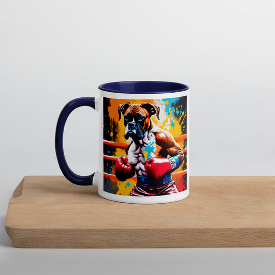 Boxer- Mug with Color Inside v4