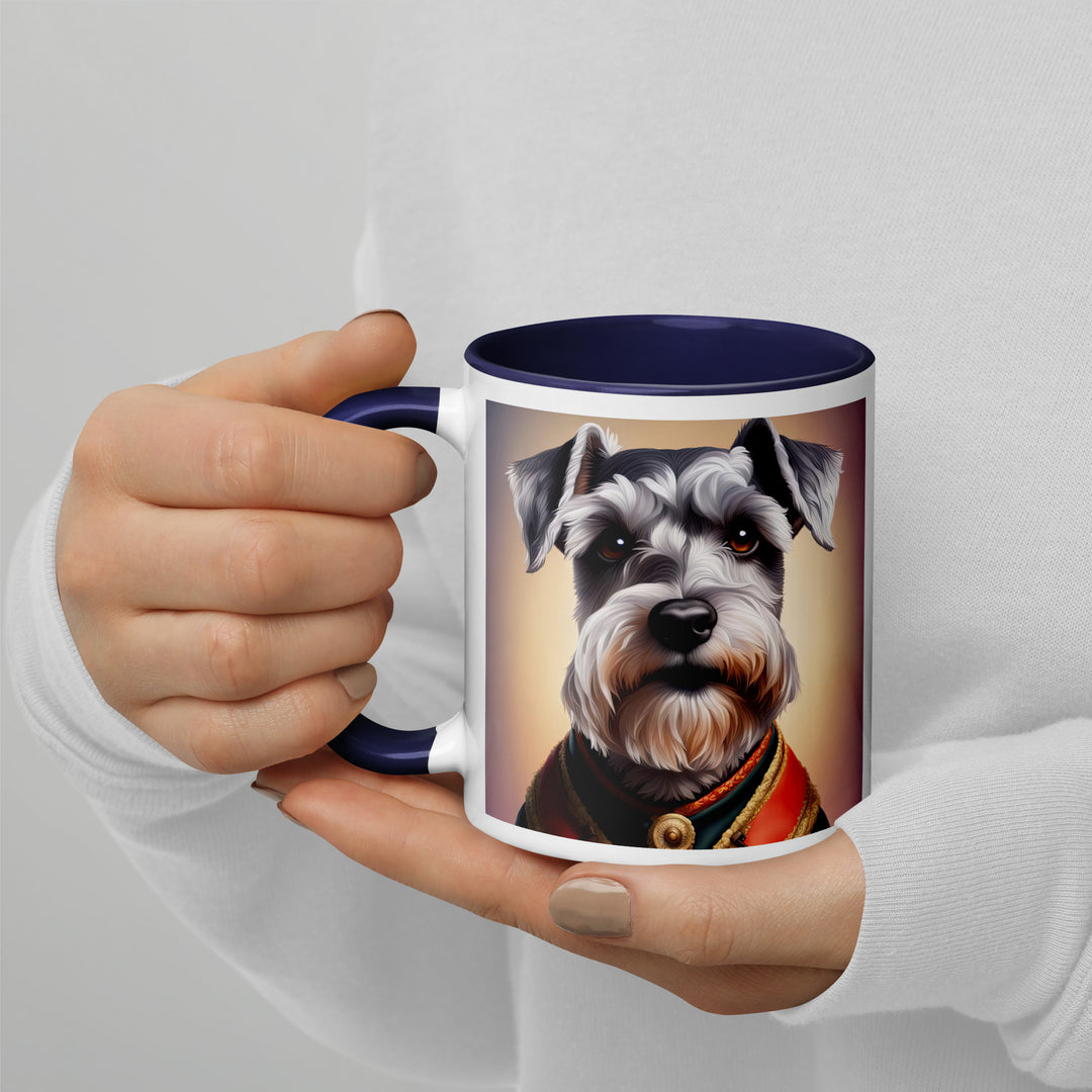 Miniature Schnauzer- Mug with Color Inside