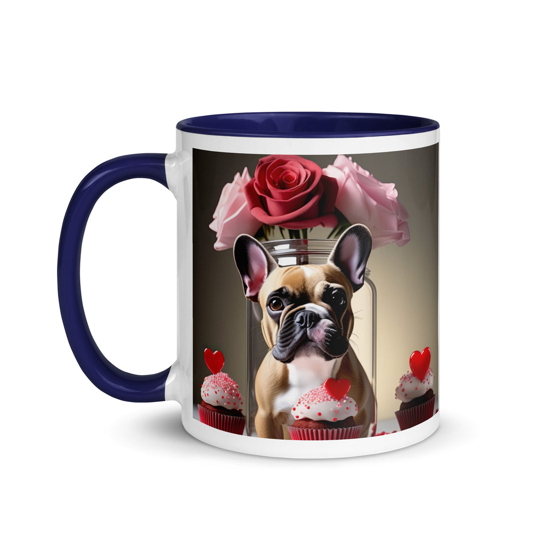 French Bulldog Romantic- Mug with Color Inside