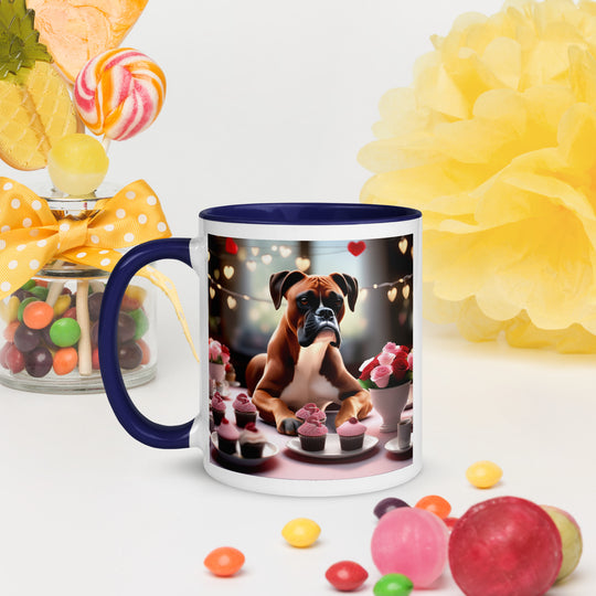 Boxer Romantic- Mug with Color Inside v2