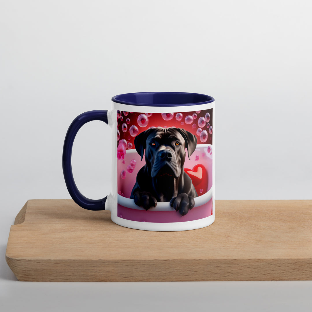 Cane Corso Romantic- Mug with Color Inside