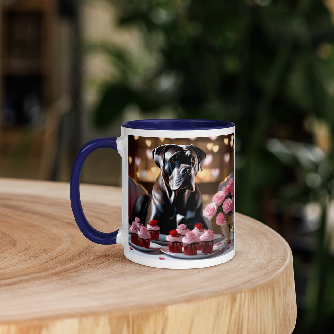 Cane Corso Romantic- Mug with Color Inside v2