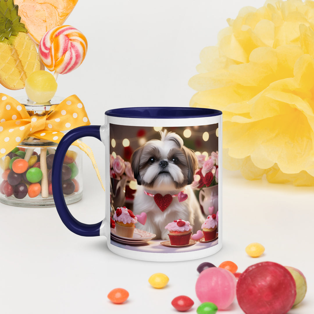 Shih Tzu Romantic- Mug with Color Inside