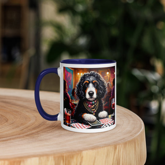 Bernedoodle General- Mug with Color Inside v2