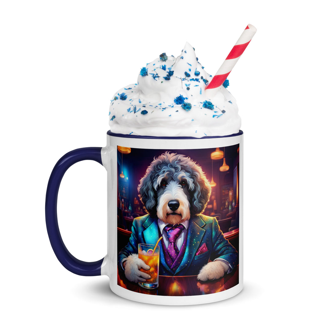 Bernedoodle General- Mug with Color Inside v8