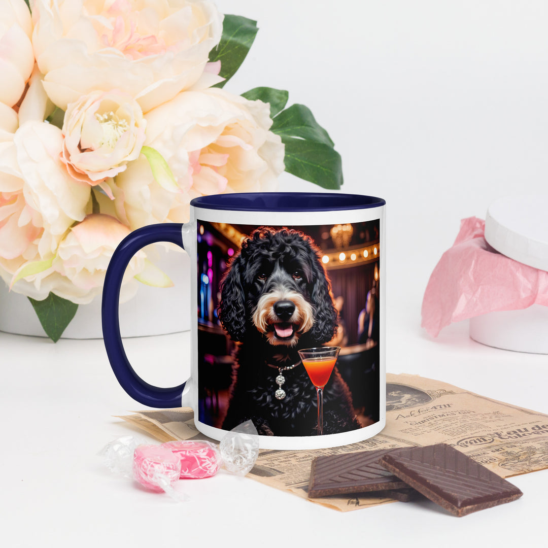 Bernedoodle General- Mug with Color Inside v11