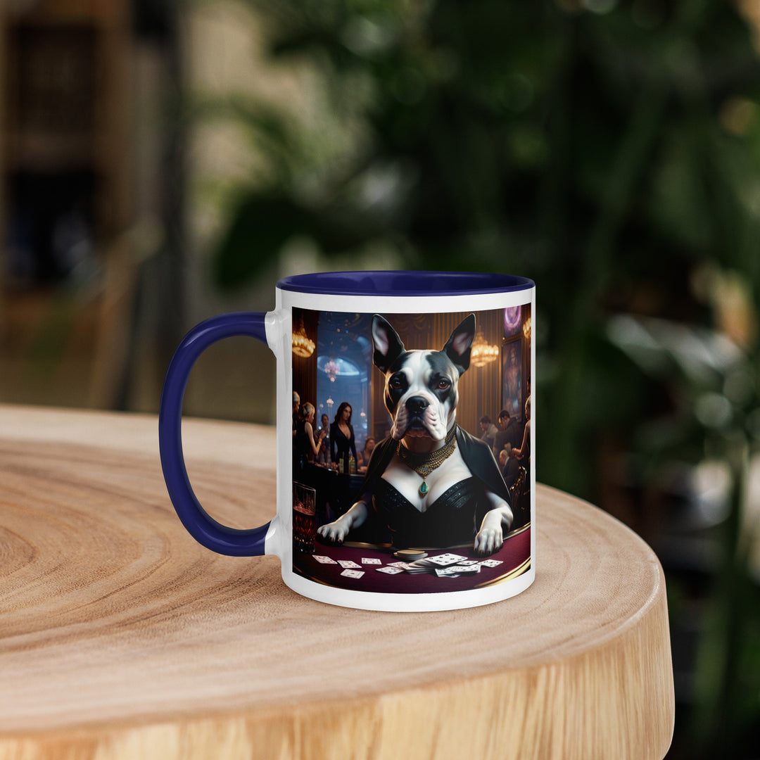 Catahoula Bulldog General- Mug with Color Inside v9