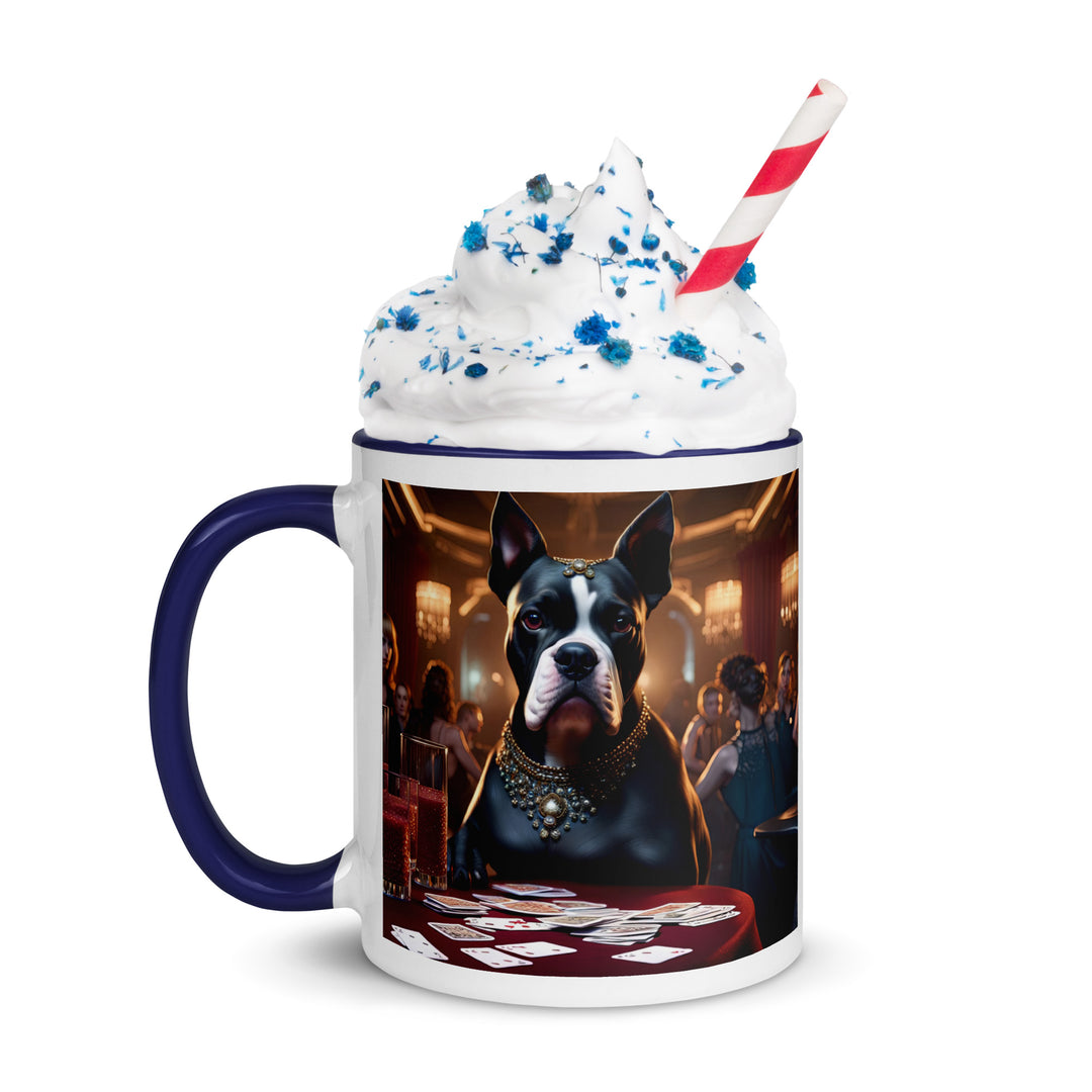 Catahoula Bulldog General- Mug with Color Inside v13