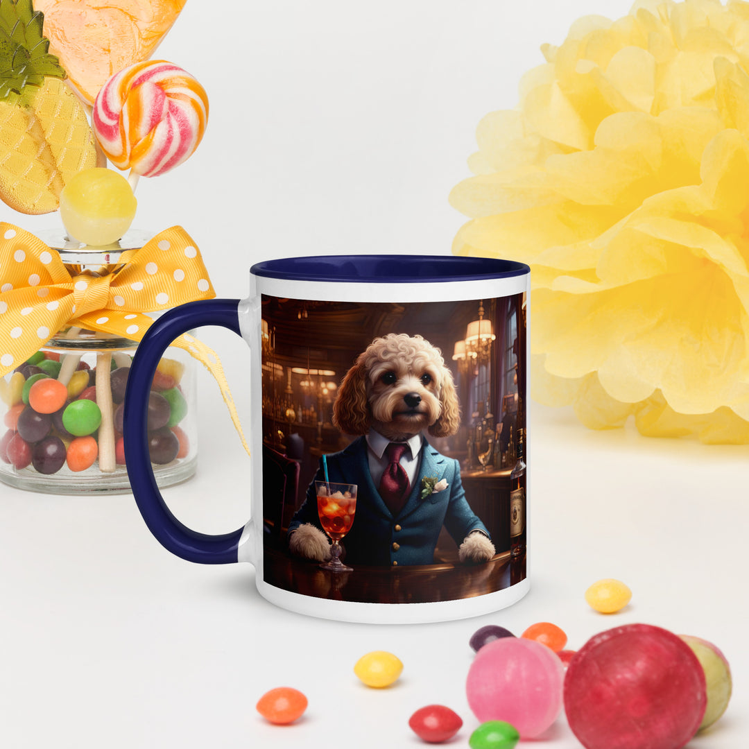 Cavapoo General- Mug with Color Inside v4